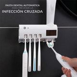 ESTERILIZADOR DE CEPILLOS CON DISPENSADOR DE PASTA DENTAL