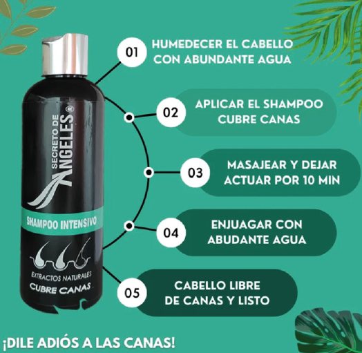 SHAMPOO INTENSO - CUBRE CANAS